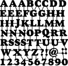 Schablone "ABC" Marabu