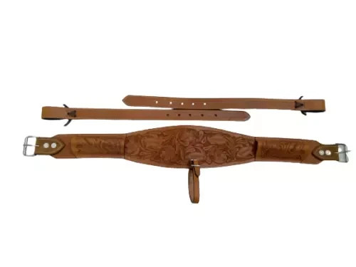 Horse western tooled - western, padded