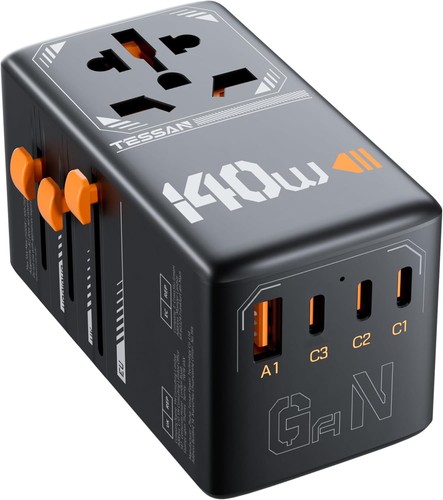 140w gan reiseadapter weltweit - 140w,