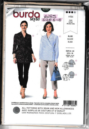 Burda schnittmuster 6285 damen - burda,