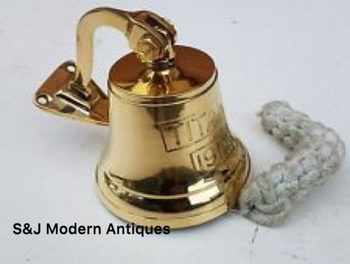 Antike messing wandglocke - antike,