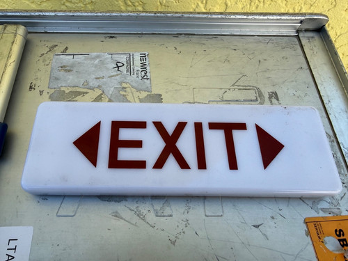 Airbus family exit sign - airbus,