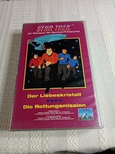 Star Trek/Raumschiff Enterprise Trickfilm VHS Cassette "Der Liebeskristall..u.a.