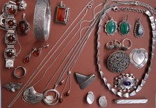 Silberschmuck Konvolut - ca