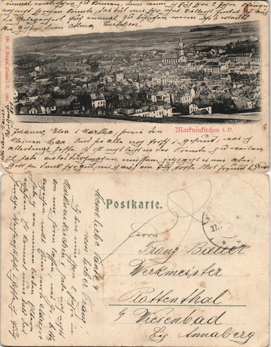 Ansichtskarte markneukirchen - ansichtskarte,