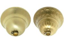 Baldachin Messing flämisch 90x58 für Rohr Ø 10 mm unbehandelt ohne/mit Ornamente