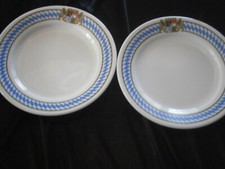 2 St. Teller Weißwurstteller Bayernwappen Bayern  21cm Seltmann Weiden Porzellan