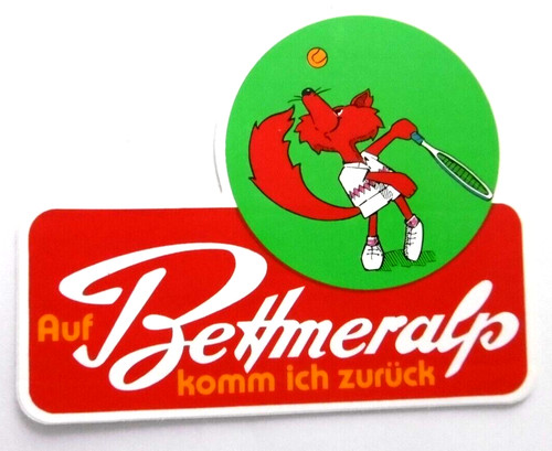 Souvenir aufkleber bettmeralp - souvenir-aufkleber,