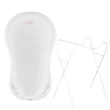 Hylat Baby Babybadewanne mit Gestell, TÜV Rheinland zertifiziert, Lite