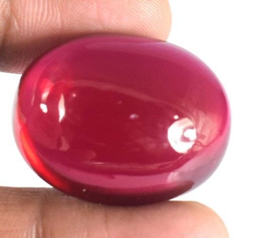 Burma rot rubin - burma, oval