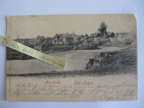 Alte postkarte 1898 alt leipa - alte,