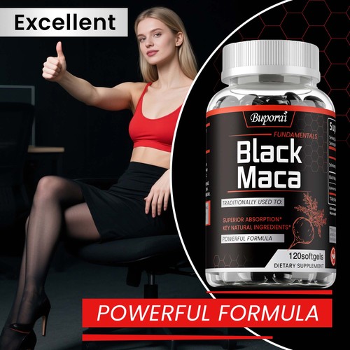 Black maca capsules - maca,