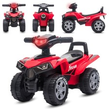 Rutscher Kinderfahrzeug Rutschauto Kinderauto babyauto Quad rot