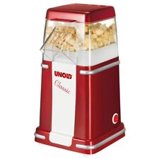 Unold Popcornmaschine Retro Popcorn Maker Popcornautomat Heißluft Fettfrei 900W