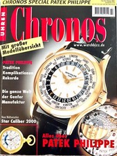 Chronos Magazin Sonderheft   Ausgabe " Patek Philippe" 3/00 top- Zustand