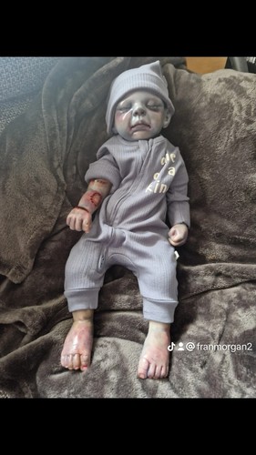 Zombie baby puppe - zombie,