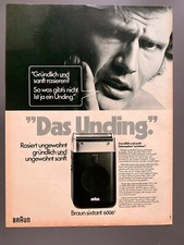 Das Unding Braun sixtant 6006 Original 1971 Vintage Advert Werbung Reklame