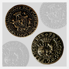 Paar Knöpfe Mittelalter Stil