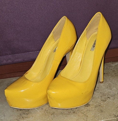 Damen pumps gelb lackleder - damen,