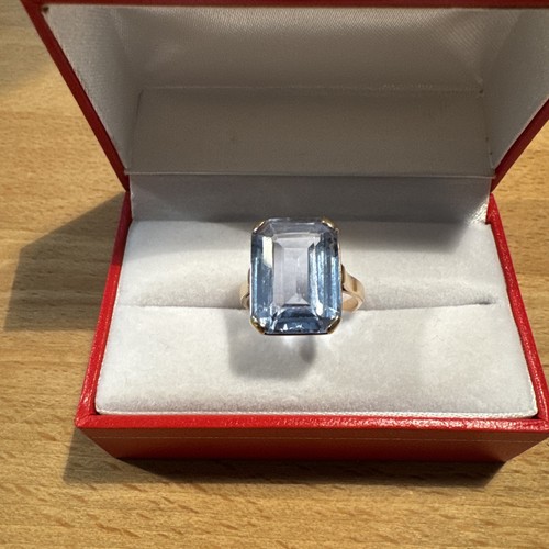 Damen ring 585 gold mit - 585,