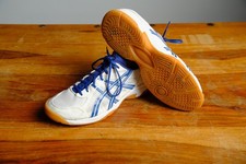 ASICS - Hochwertiger Laufschuh für Herren Gr. 44,5, weiss / blau