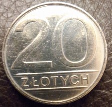 Polen 20 Zl. 1984. 