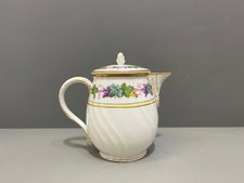 KPM Berlin Kännchen Kanne Buntes Weinlaub Gold Besitzermarke Wilhelm II 1899