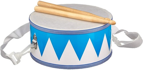 Trommel blau weiß - trommel,