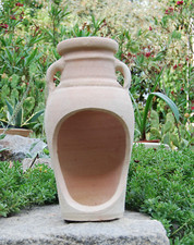 Große römische liegende Amphore Antik Krug Blumentopf Vase Terrakotta Terracotta