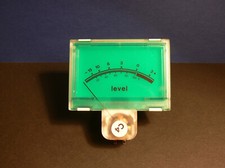 WEIGAND Rec Level VU Meter Aussteuerungsanzeige Drehspulinstrument Groß Grün