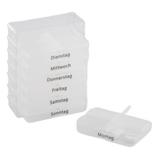 Pillendose 7 Tage Tablettenbox Medikamentenbox Pillenbox Medikamentendosierer