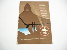 BBG Pflüge Anbaugeräte Programm DDR VEB Bodenbearbeitungsgeräte Leipzig ca 1953