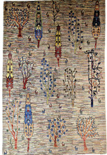 Exklusive Orientteppich  Gabbeh cm  301 x 200  Perserteppich Handgeknüpft Neu