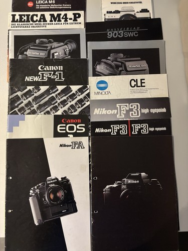 Alte fotocameraprospekte - alte,