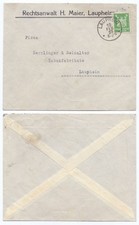 120372 - Beleg Rechtsanwalt H. Maier - Laupheim 10.2.1925