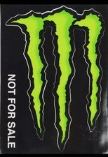 Monster Energy Sticker  Kralle Grün