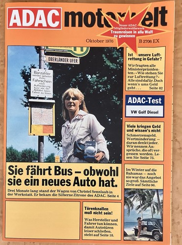 Adac motorwelt ausgabe oktober - adac,