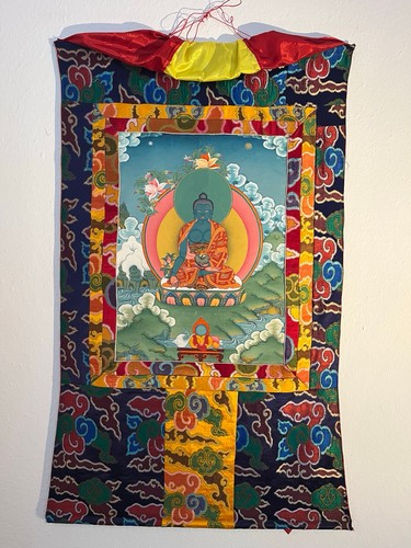 Tibetisch buddhist thangka - tibetisch,