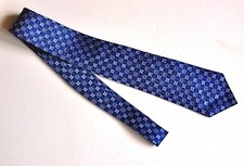 A la Cravate · Festliche Krawatte blau pink metallic Strass · Seide · NEU!