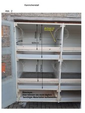 Kaninchenstall (vom Schreiner für den Züchter)