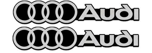 Audi emblem aufkleber alu - audi,