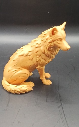 Wolf figur gold - figur, in