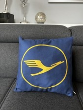 1 NEU Lufthansa Kissen 30x30cm