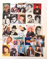 Konvolut Autogrammkarten (24) z.T. mit Original Signatur, gedruckte Signatur ode