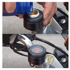 (Schwarz)Motorrad Kettenöler