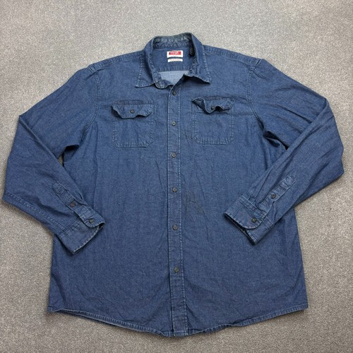 Wrangler jeanshemd erwachsene - jeanshemd,