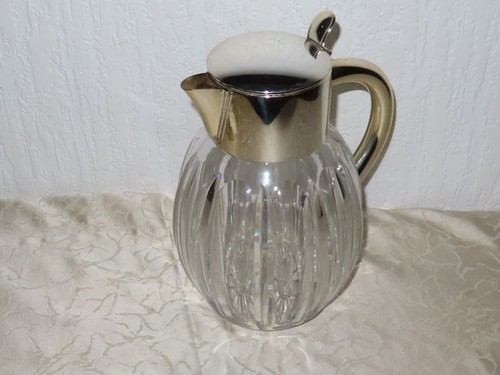 Vintage karaffe dekanter glas - dekanter,