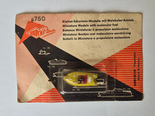 Altes Busch #750  Motorboot Kleinst Schwimm Modell mit Molekularantrieb Spur H0