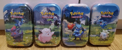 Pokemon mini tins - 4x,