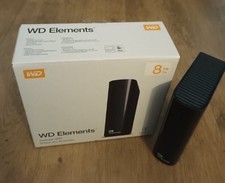 WD Elements Desktop USB3.0 Extern 8 TB 3,5 Zoll Schwarz
